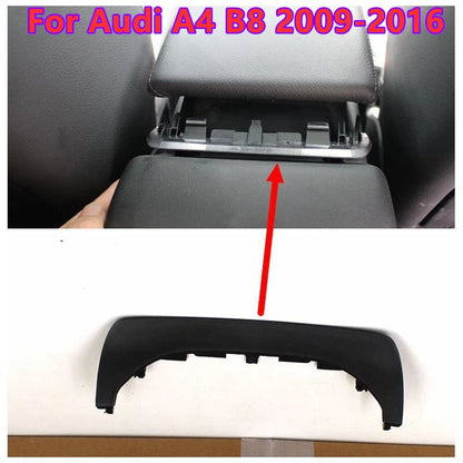 Central Armrest Cover Trim Bezel Black for Audi A4 B8 (2009–2016)