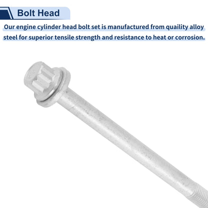 Cylinder Head Bolt Set for Subaru Baja Sport 2.5L H4 (2004–2006) No. 11095AA123