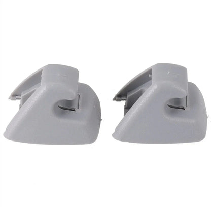 Gray Sun Visor Hook Clips for Buick Verano, Chevrolet Cruze, Sonic (2012-2017)