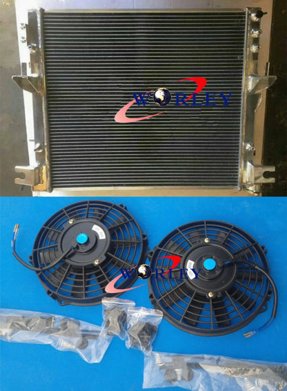 Aluminum Radiator with Fans for Jeep Wrangler JK (2007–2017)