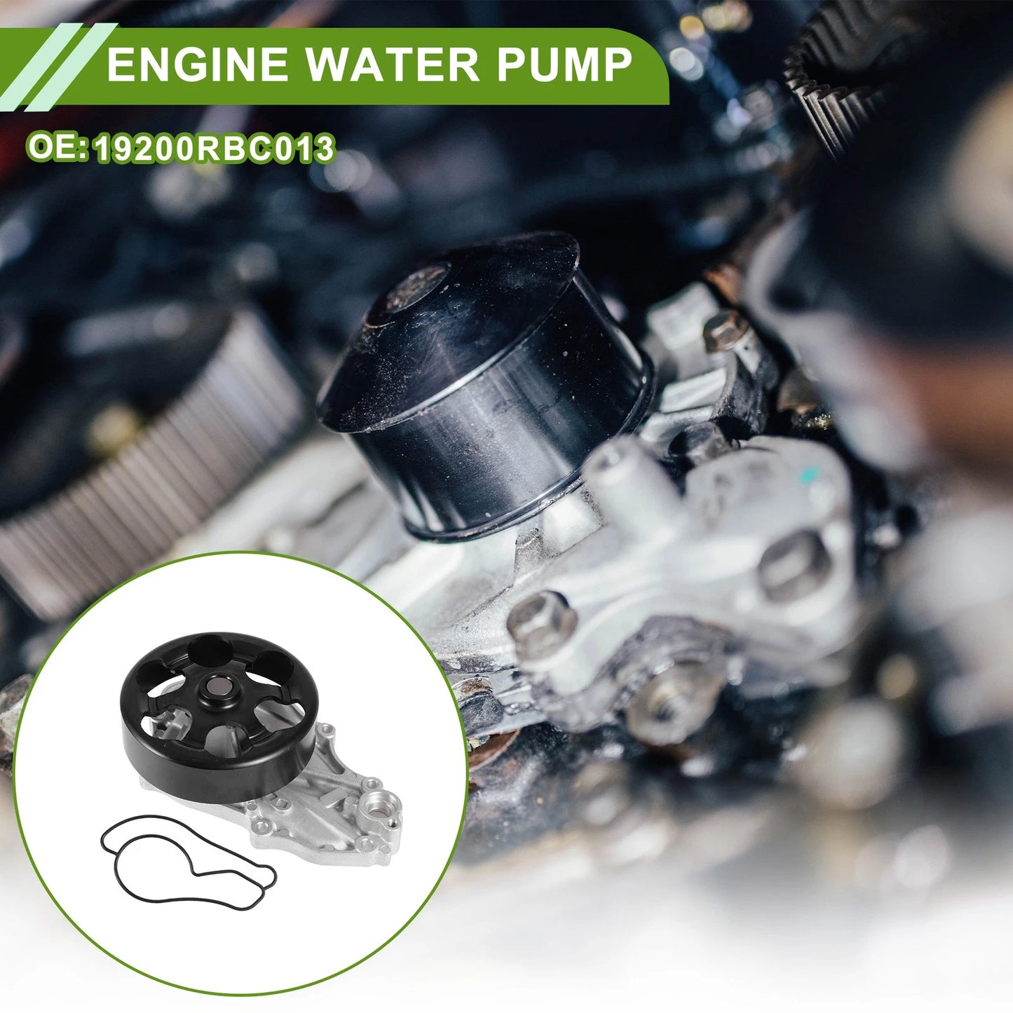 Engine Water Pump for Honda Accord (2003–2008) No. 19200RBC013