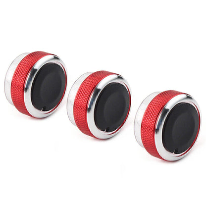 3 x ABS Air Conditioner Switch Knobs for Ford Focus Mondeo C-Max (2005-2018)