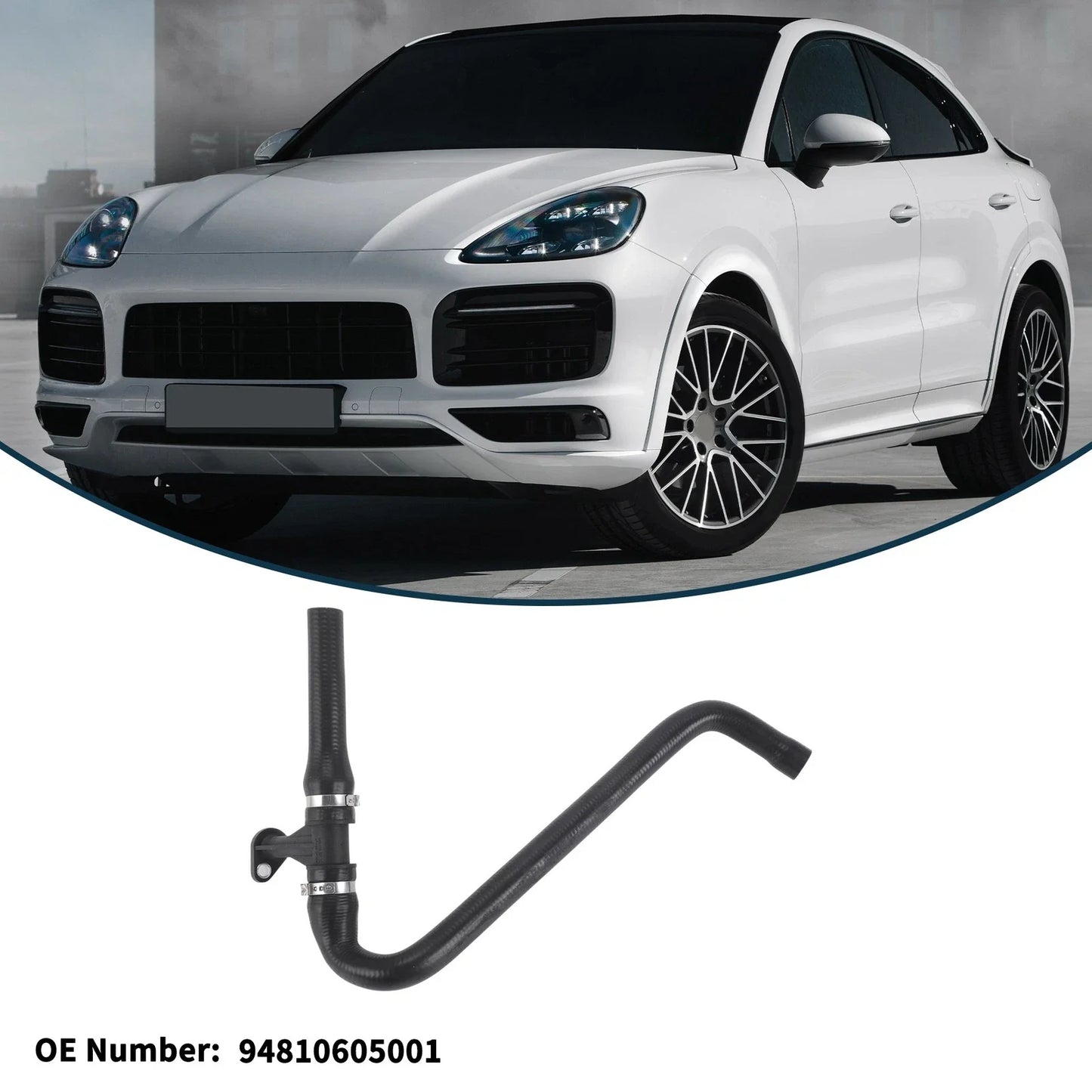 Radiator Hose for Porsche Cayenne 2002-2006 Coolant Pipe (2002-2006)
