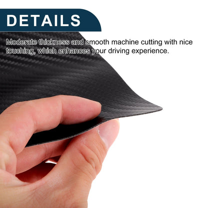 Set of 4 Leather Anti Kick Pad Stickers for DM8P DMEP DM (Carbon Fiber)