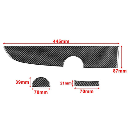 Carbon Fiber Dashboard Panel Cover for Fiat 500 (2012-2015)