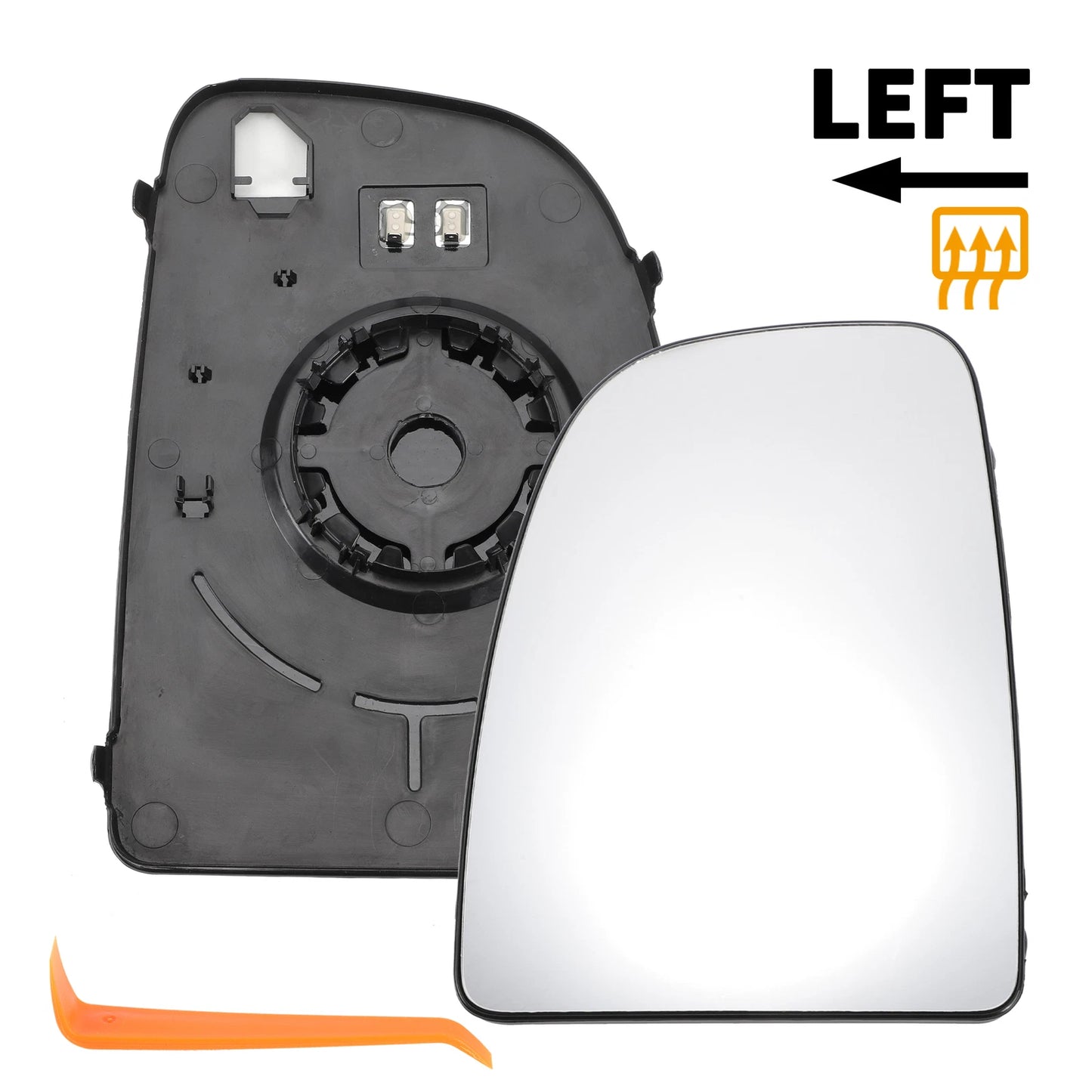 Heated Left Driver Side Mirror Glass for Dodge Ram