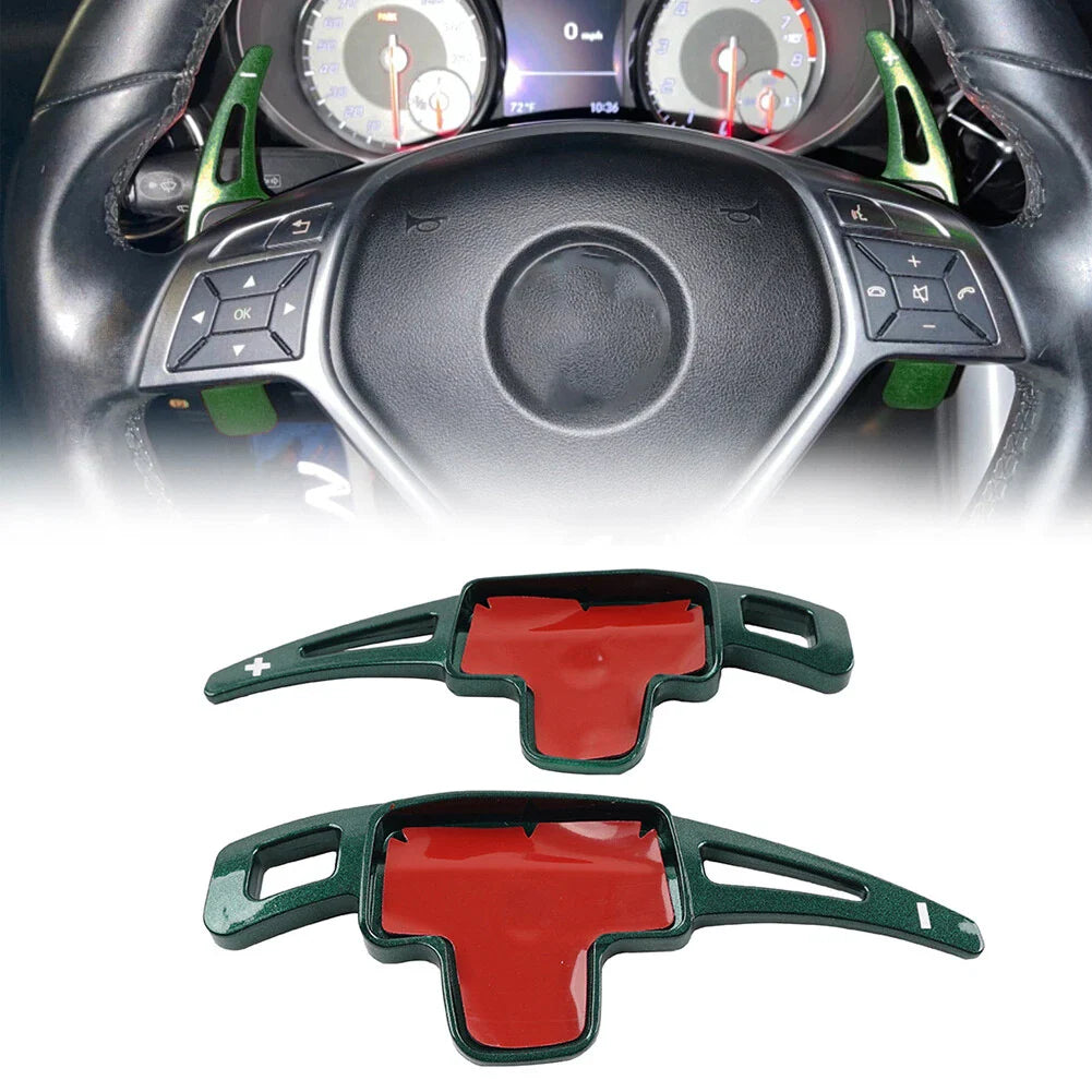 Steering Wheel Paddle Shifter Extensions for Benz A B C E M R S CLA CLS GLA