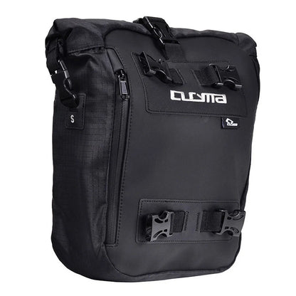 Waterproof 10L Rear Tail Seat Bag for Motorcycle - Black