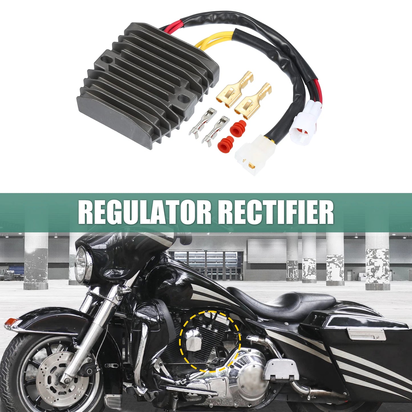 Set of 1 Motorcycle Regulator Rectifier for Suzuki GSXR 750 (2006–2009, 2011–2017)