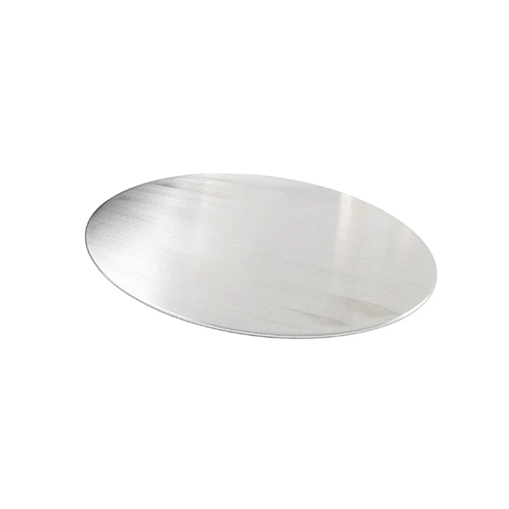 Custom Oval Aluminum License Plate for Motor Silver (No Year Specified)