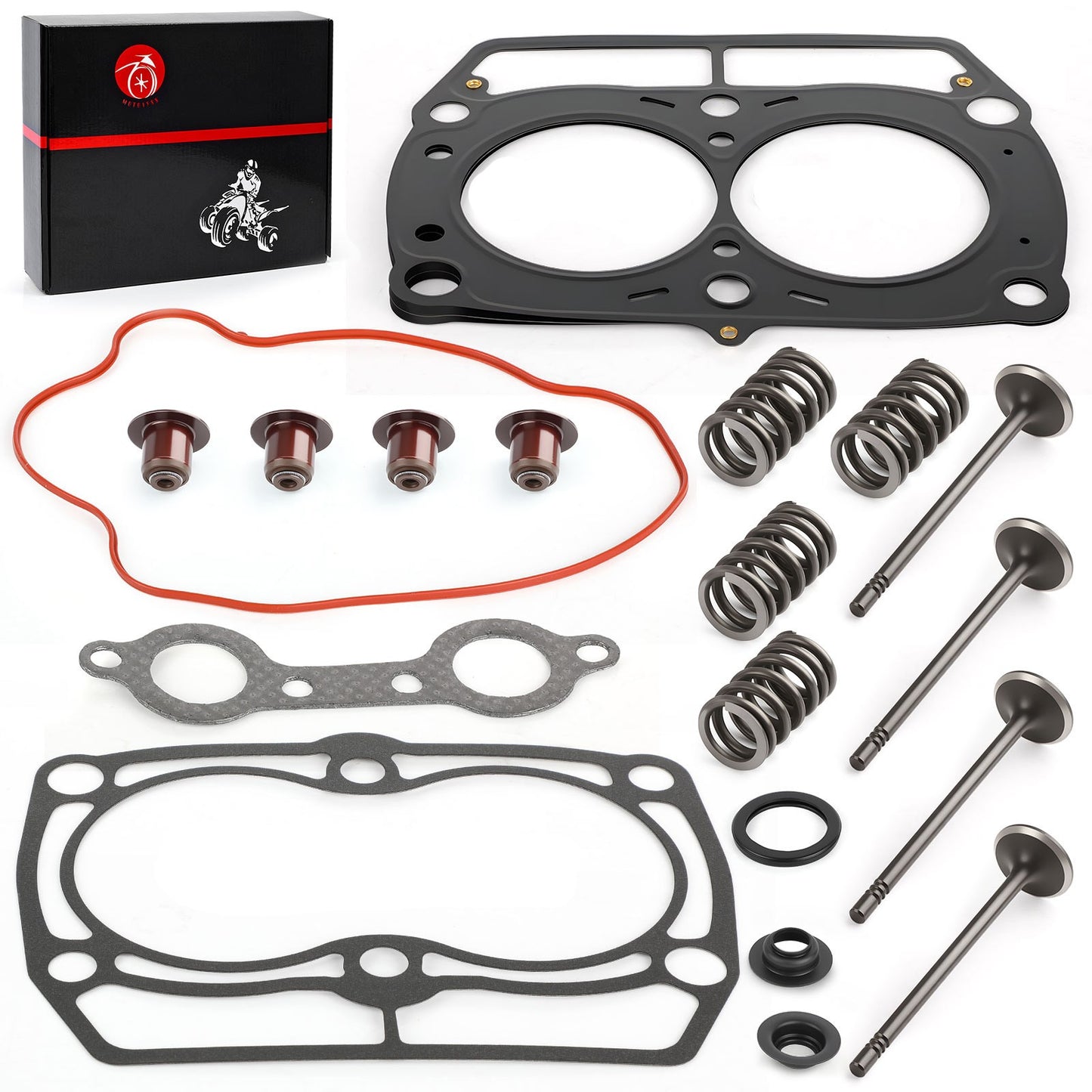 Cylinder Head Gasket and Valve Kit for Polaris RZR S 4 800 (2008–2010)