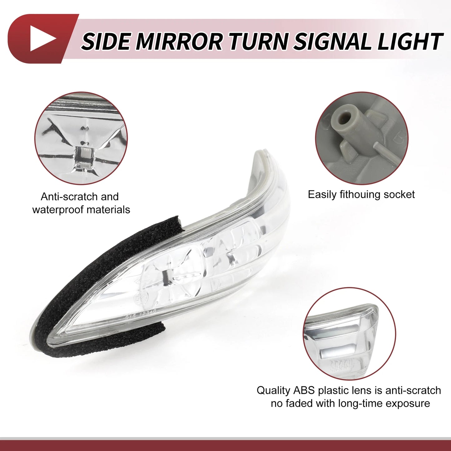 Turn Signal Light for Hyundai Genesis Coupe (2010–2016) Left No. 876132M000