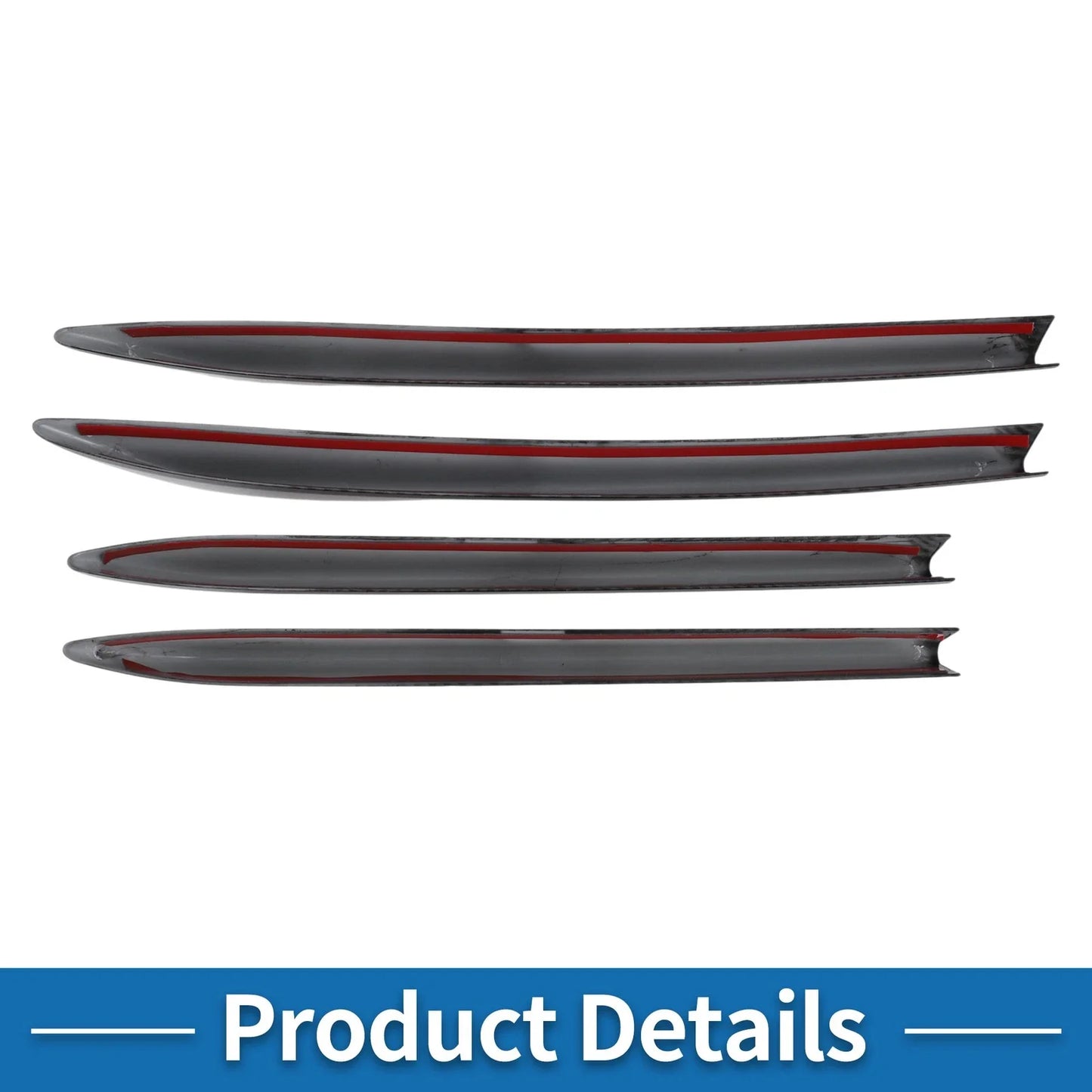 4 Pcs Headlight Trim Bezels for Mercedes-Benz GLC Class (2016-2023)