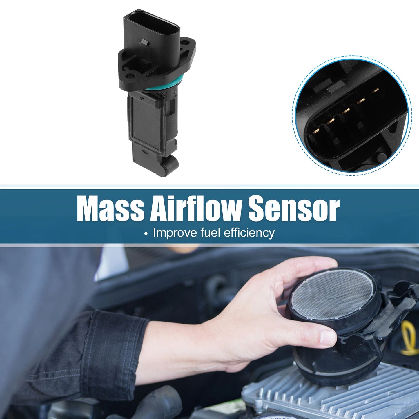 Mass Air Flow Sensor F00C2G2040 for VW Jetta 1.8L (2000–2005)