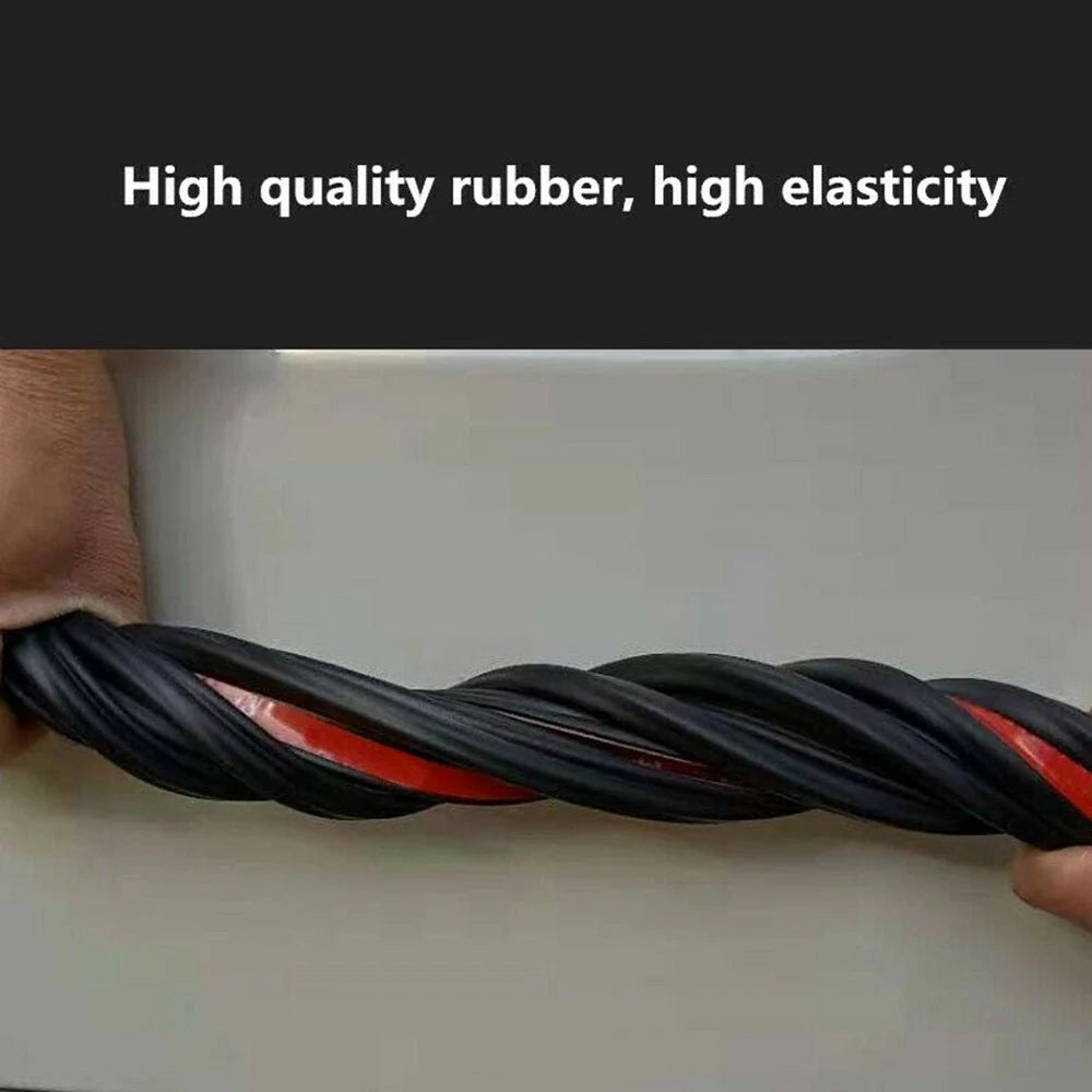 Seal Strip 10M 2-Layer Edge Moulding for Car Door Trunk