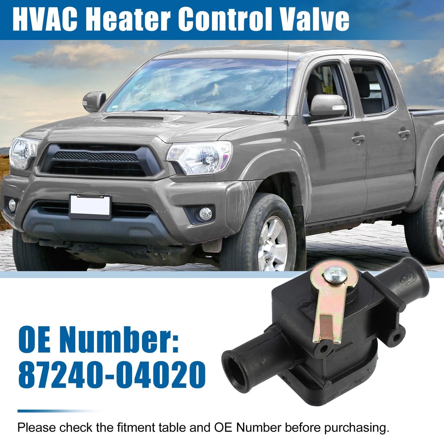 HVAC Heater Control Valve for Toyota Tacoma (1995–2000) No. 8724004020