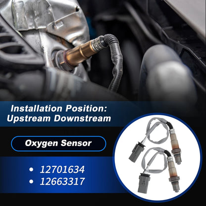2X Upstream Downstream Oxygen Sensor for Chevrolet Cruze 1.4L (2016–2019)