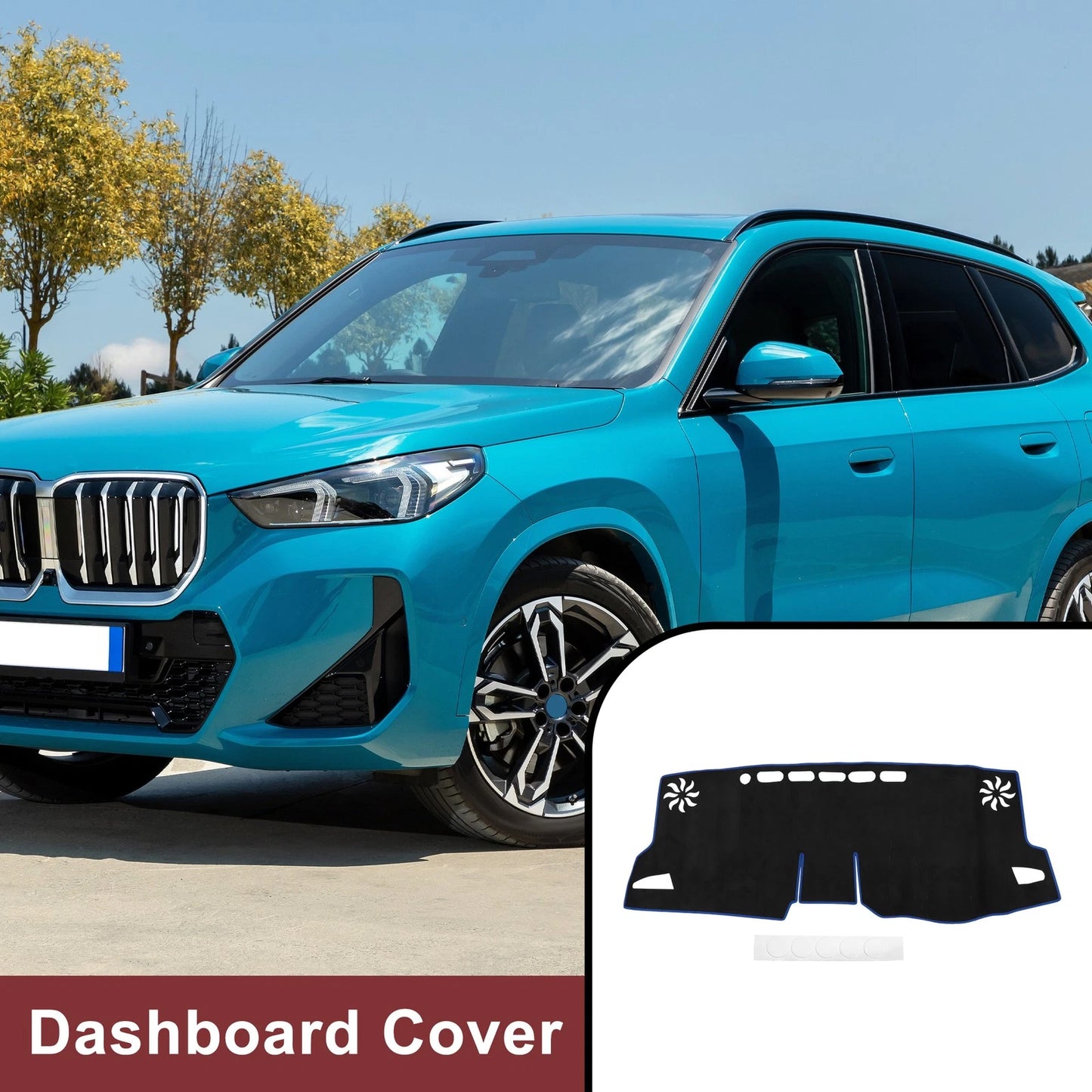 Dashboard Dash Cover Mat for Toyota Corolla, Toyota Cross 10 Series