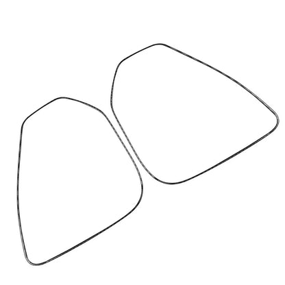 Set of 4 Interior Water Cup Holder Mat Cover Trim for Jeep Wrangler JK (2007–2017)