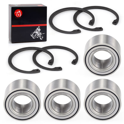 Set of 4 Front & Rear Wheel Bearings for Arctic Cat 500 650 700 1000