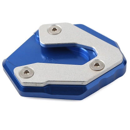 CNC Kickstand Side Stand Enlarger Plate for Yamaha MT09 Tracer (2015–2017) Blue