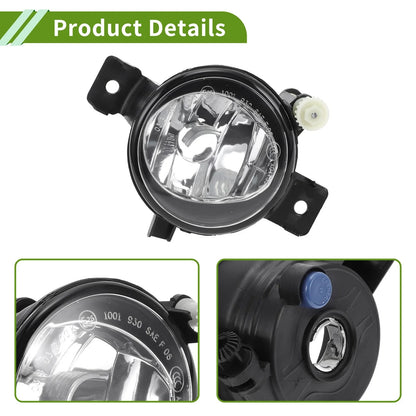1 x Right Fog Light Grill for BMW X5 (2011 - 2013) Clear Black