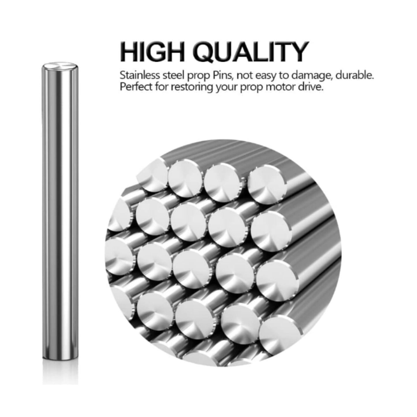 Set of 8 Stainless Steel Shear Pins for Minn Kota Motors