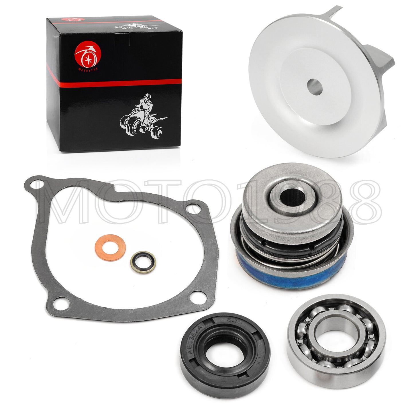 Water Pump Rebuild Kit with Seal Bearing for Polaris Sportsman (400–500)