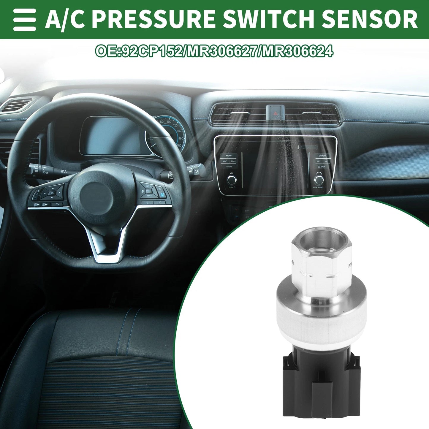 A/C Pressure Switch Sensor for Mitsubishi ASX (2013–2015) 92CP152/MR306627