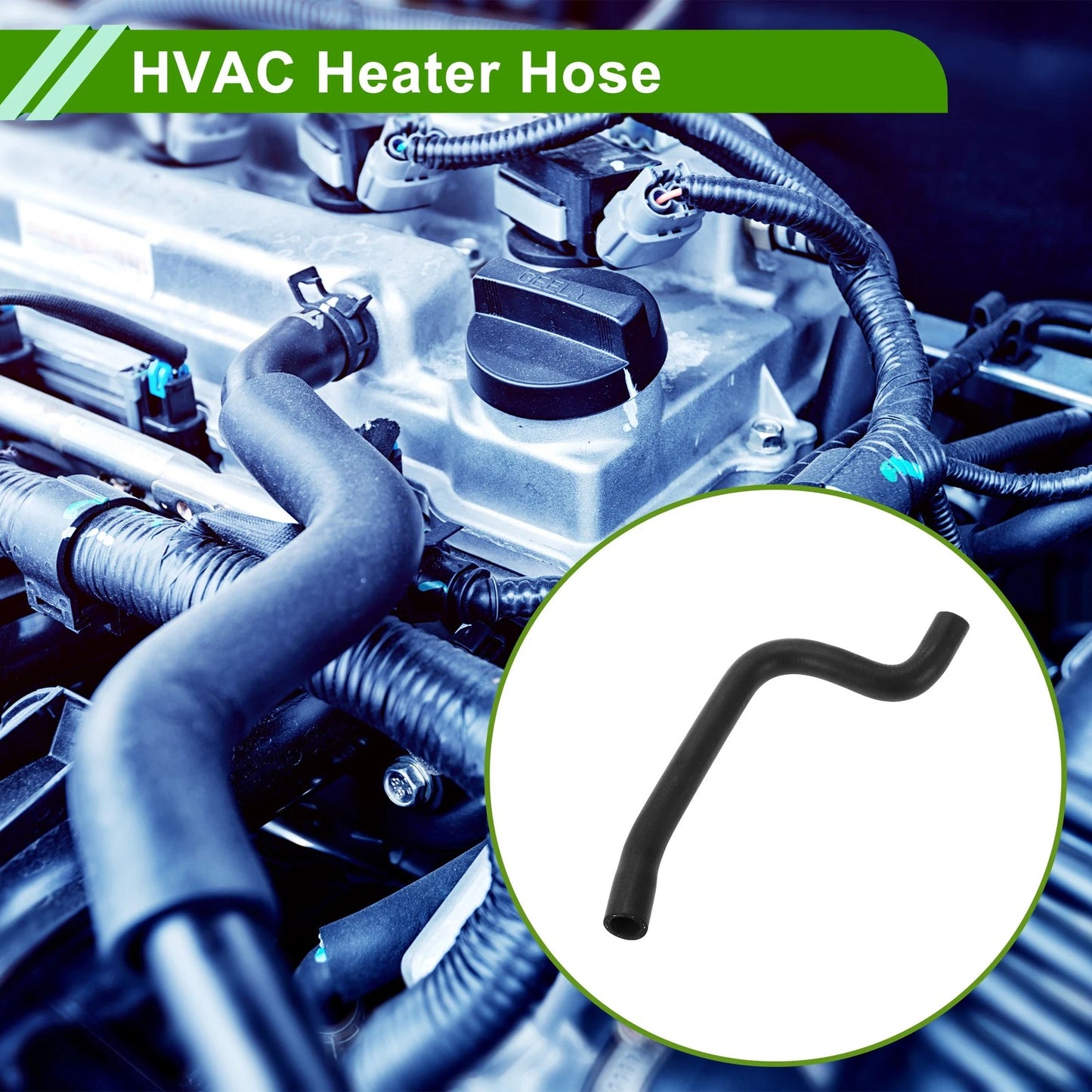 HVAC Heater Hose for Toyota Camry 2.2L (1992–1996) No. 8724533090 Rubber