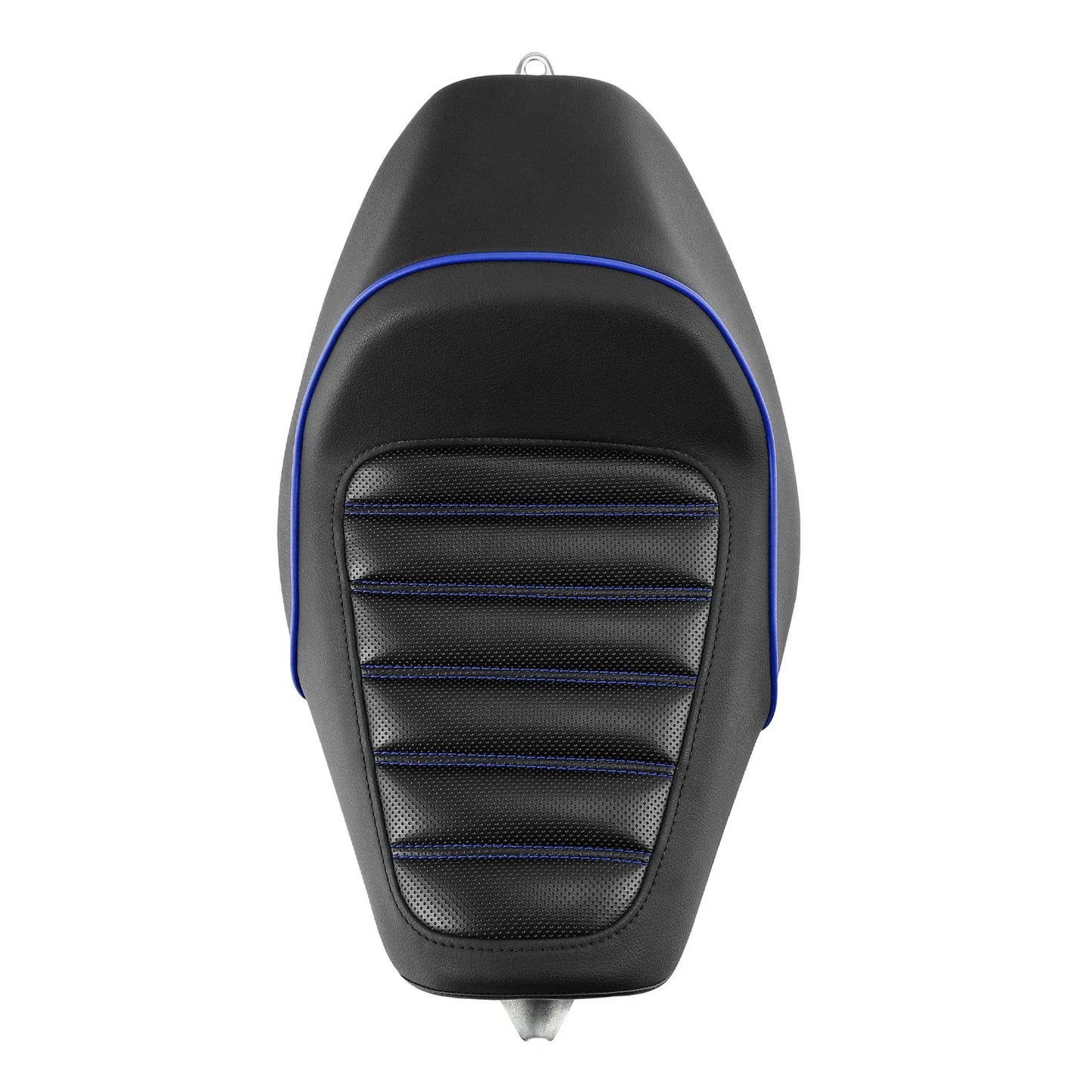 Black Blue Front Solo Driver Seat for Harley Sportster XL883 1200 (2010-2022)