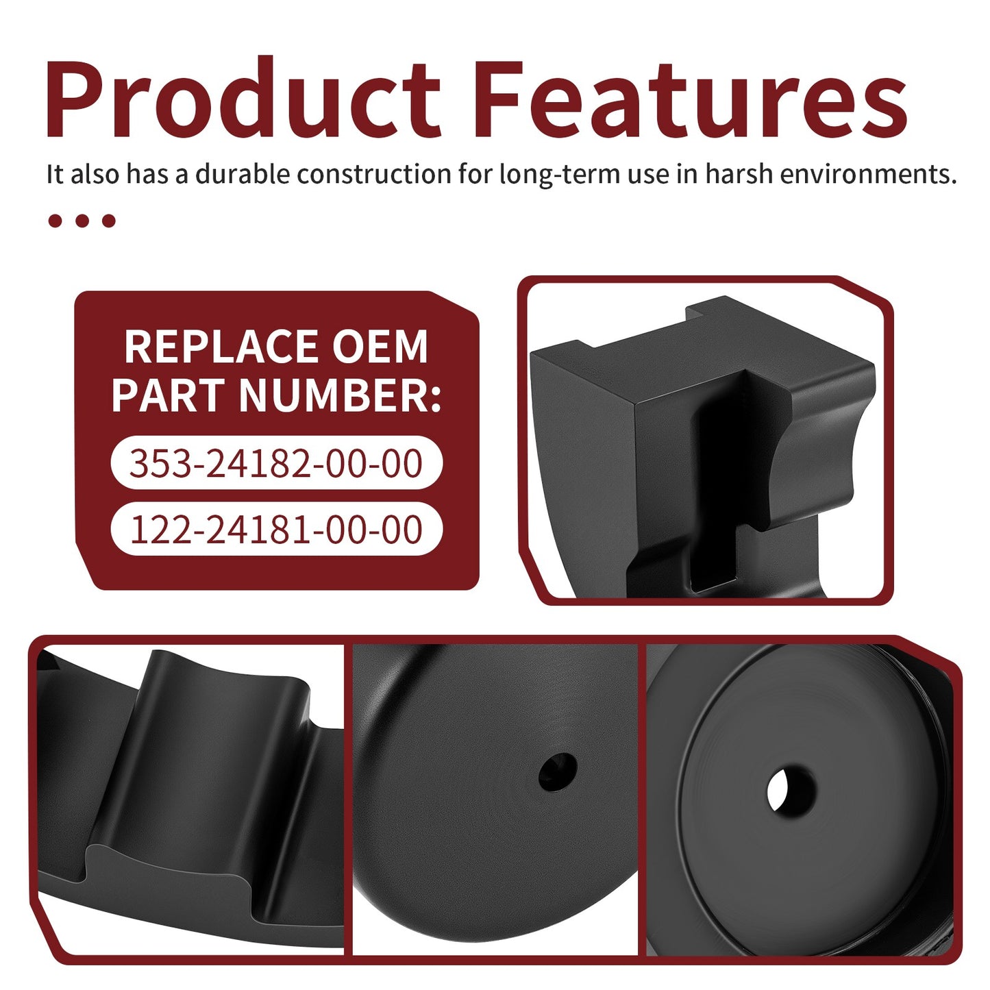 Fuel Tank Cushion & Mount Damper for Yamaha GT1 GTMX GT80 YZ80 RD60 (1970–1980)