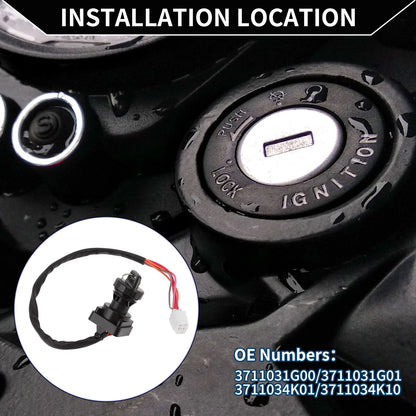 Set of 1 Ignition Key Switch No.3711031G00 for Suzuki LTA 500 KingQuad (2019–2023)
