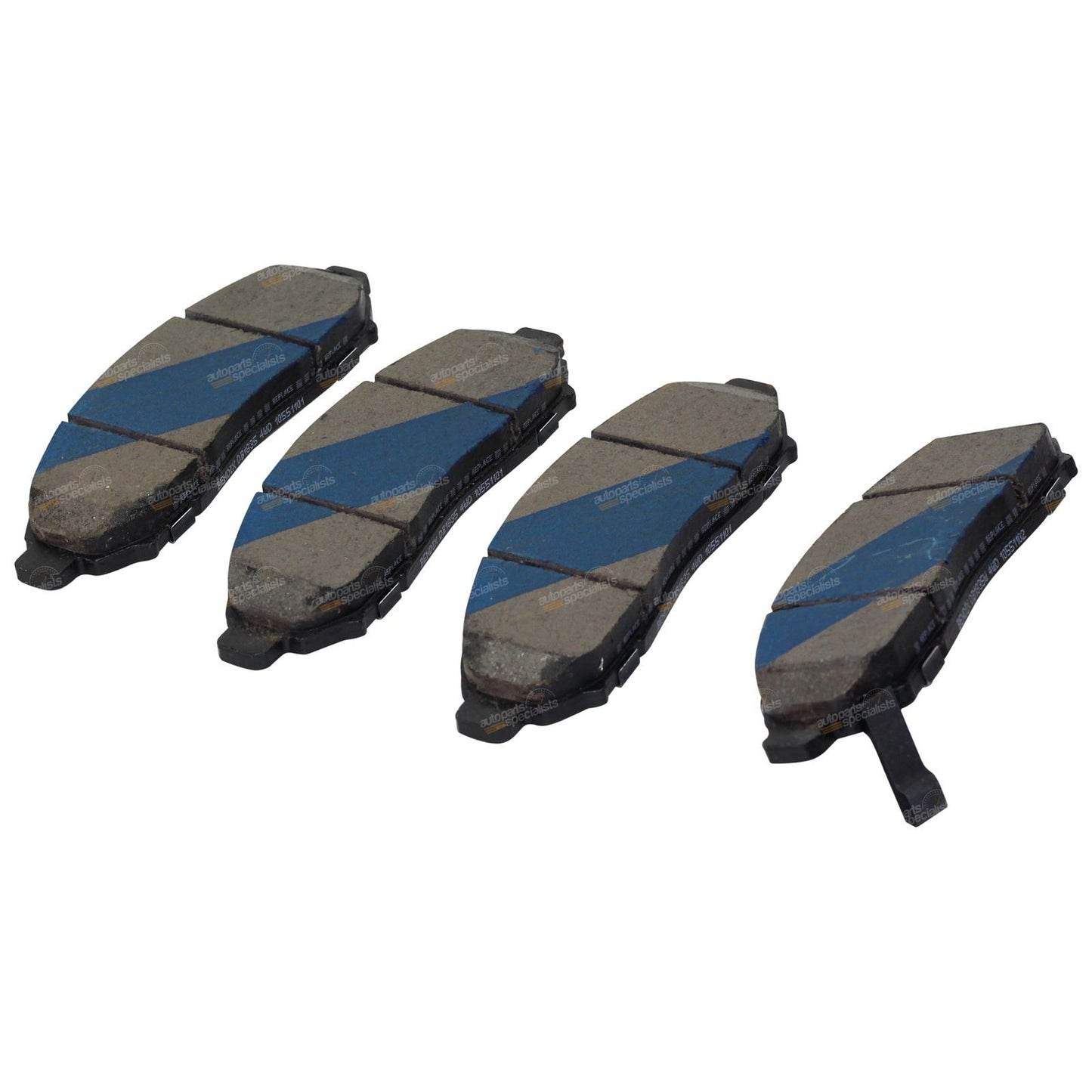 Set of 4 Front Disc Brake Pads for Navara D40 (2005–2015)