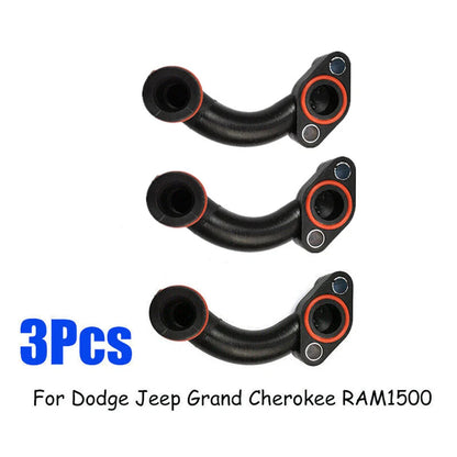 3 Pcs Engine Coolant Bypass Pipe for Dodge Jeep Grand Cherokee RAM 1500 (2011-2023)