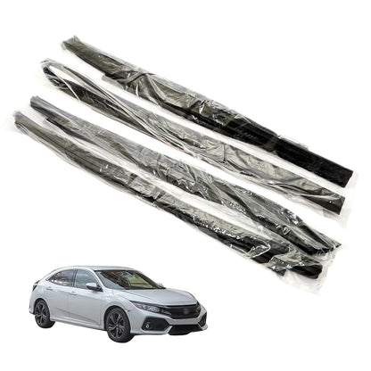 Set of 4 Door Glass Run Channels for Honda Civic FB1 FB3 FB4 FB5 FB6 (2012–2015)