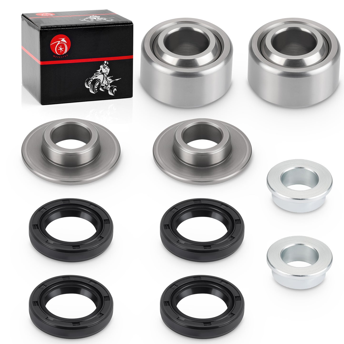 Rear Shock Bushing Bearing Rebuild Kit for Yamaha Banshee 350 (1987–2006)