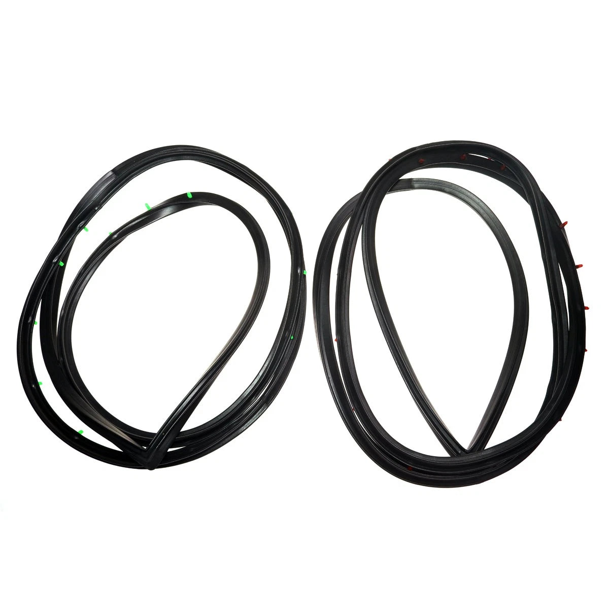 Set of 2 Front Door Weatherstrip Seals for Toyota Carina Sedan (1970–1977)