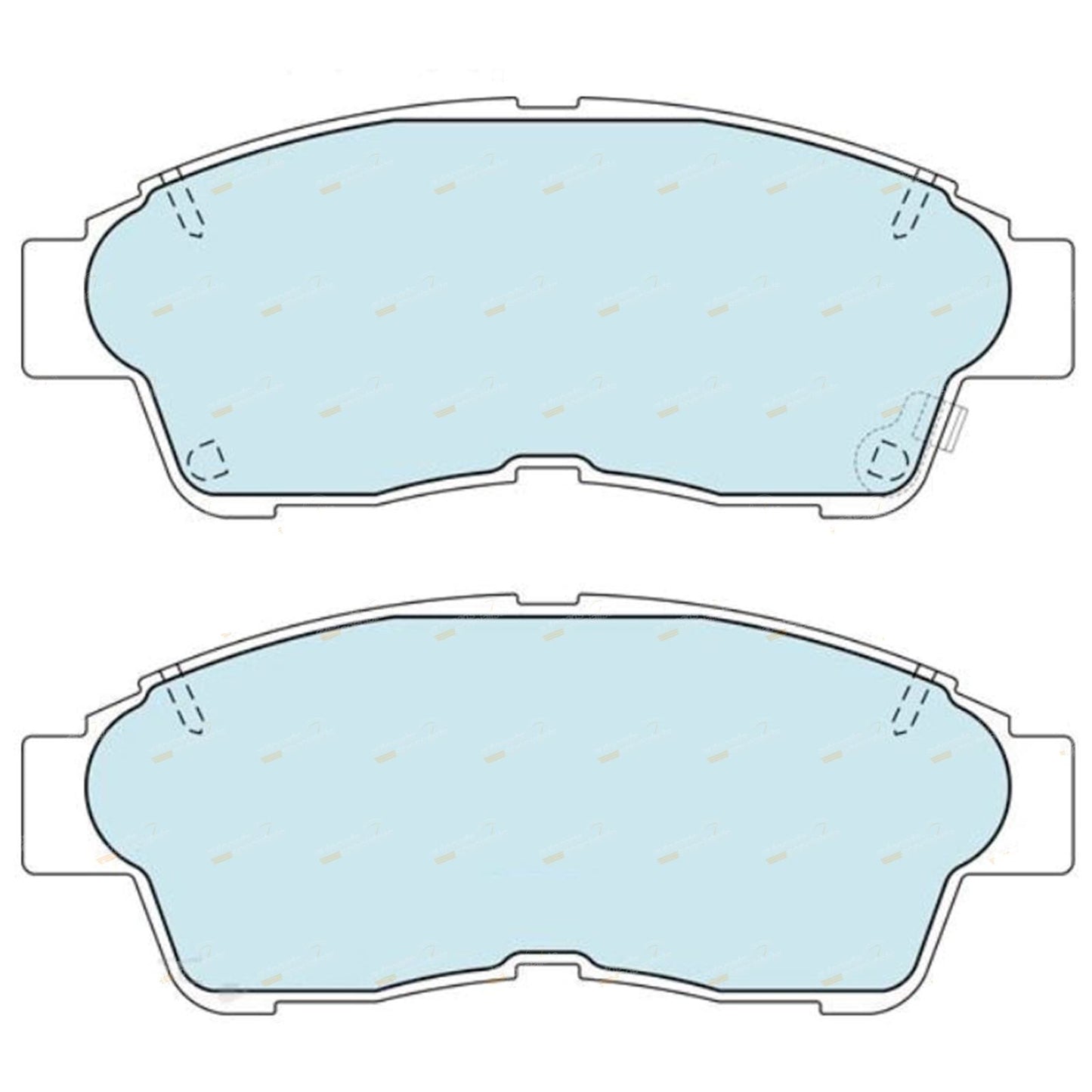 Set of 4 Bendix Disc Brake Pads for Toyota Camry (1993–2002)