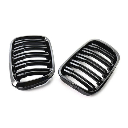 Front Twin Bar Grille Trim for BMW 3 Series E46 4 Door (1999-2001)