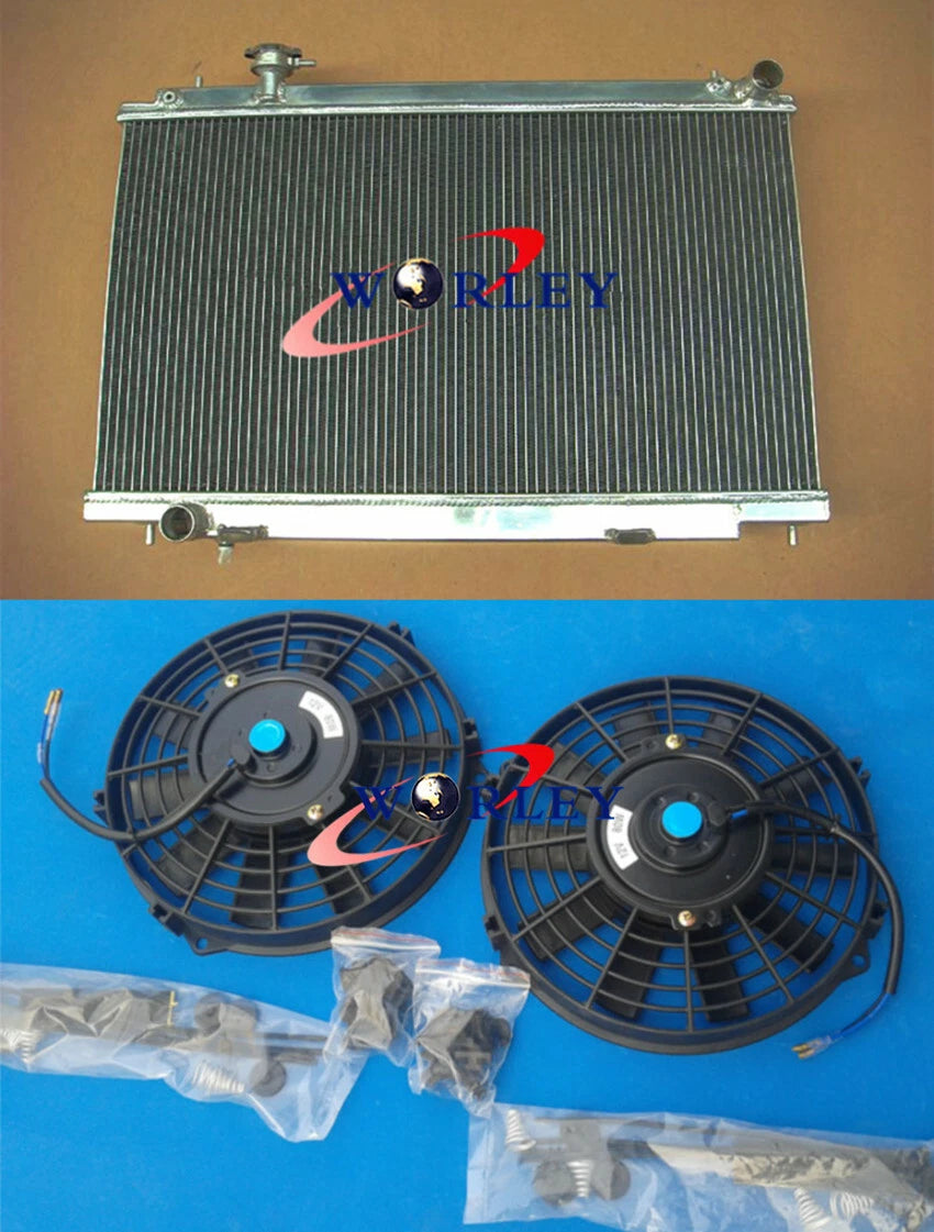 Aluminum Radiator with Fans for Nissan Fairlady 350Z (2003–2006)