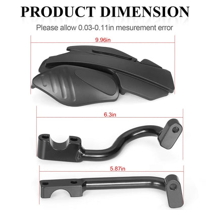 2 x Hand Guards & Mount Brackets Kit for Polaris Scrambler Sportsman(2014–2023)