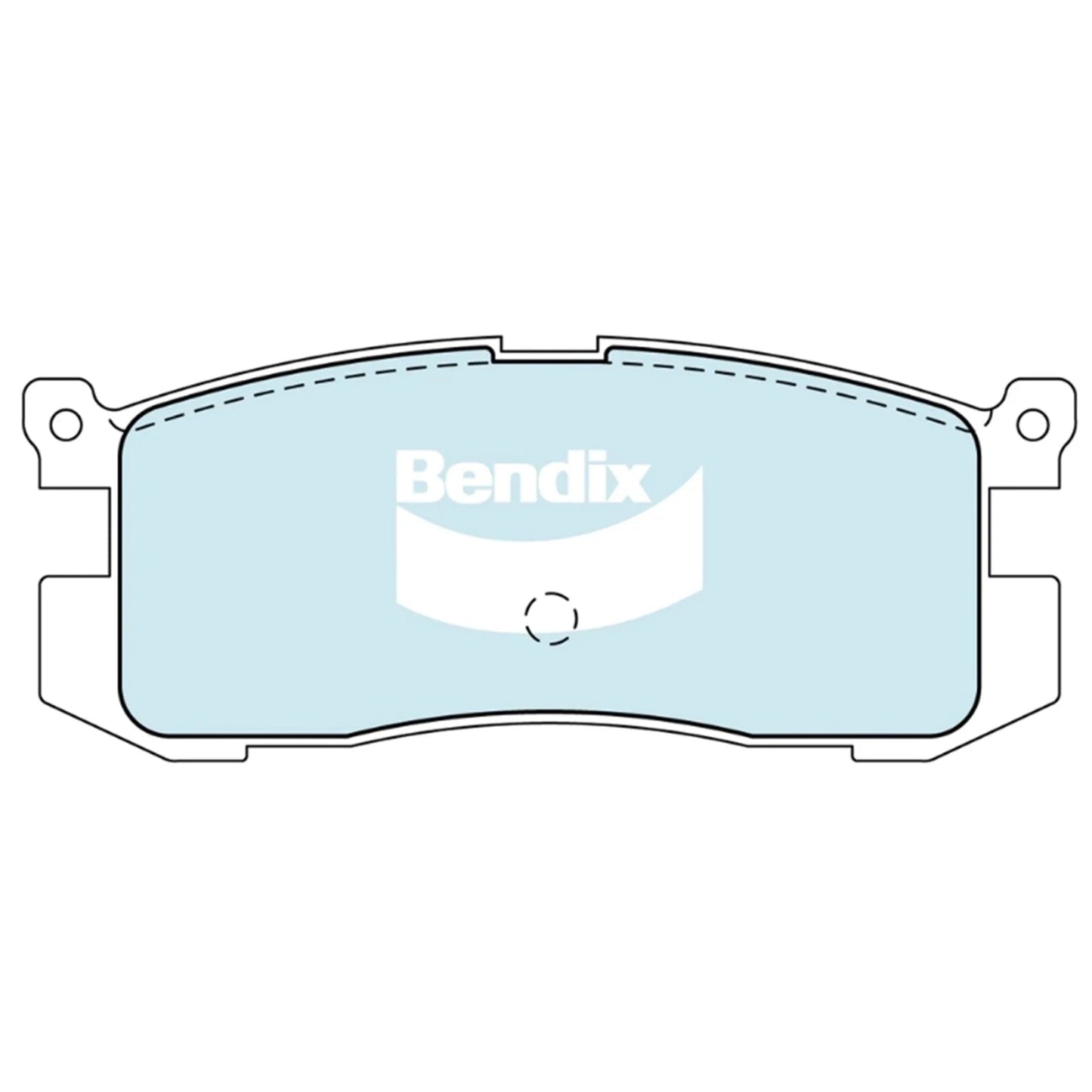 Set of 4 Bendix Rear Disc Brake Pads for Ford Telstar (1987–1992)