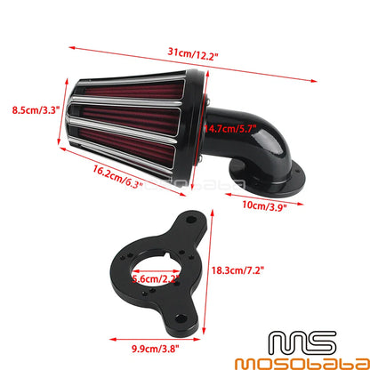 Intake Air Filter Cleaner Kit for Harley Dyna Street Bob (2006-2017)