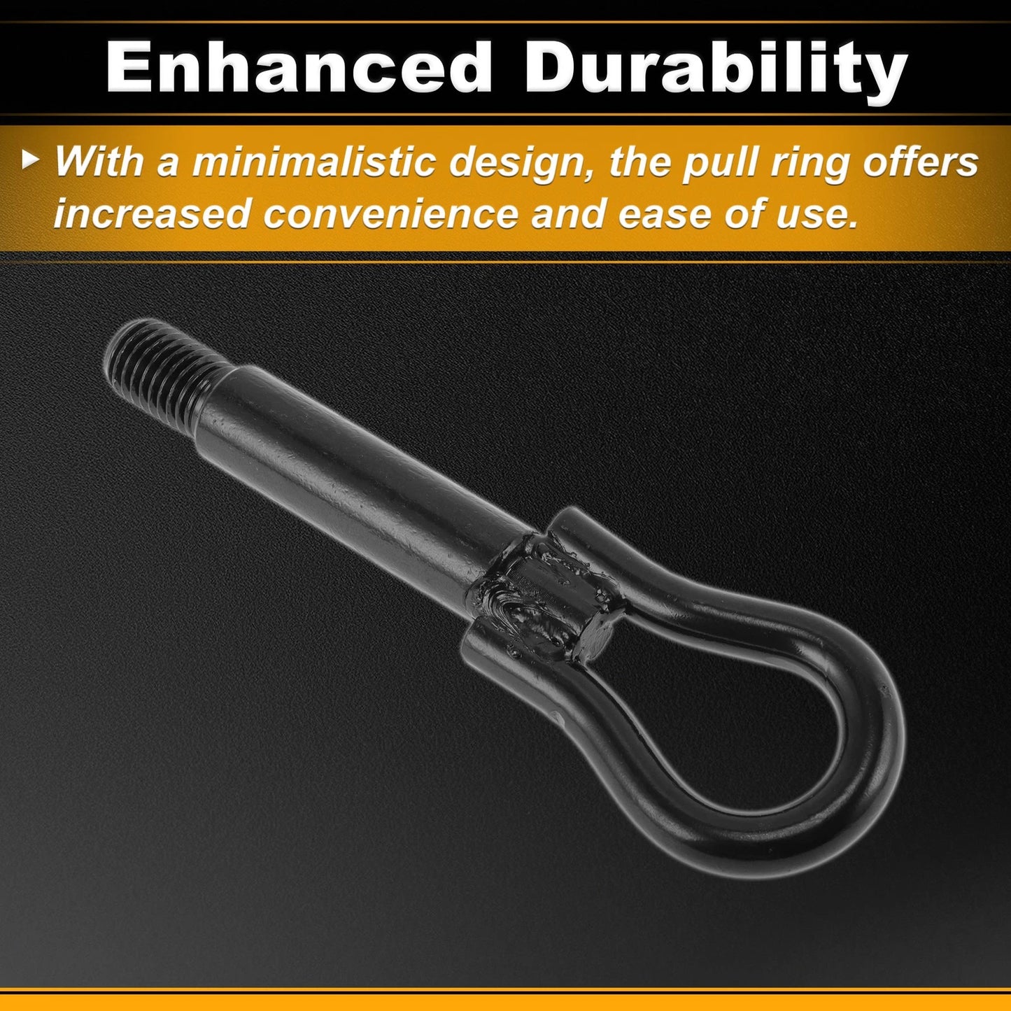 Tow Bars for Porsche Cayenne (2003–2010) Front/Rear Tow Hook Metal Black