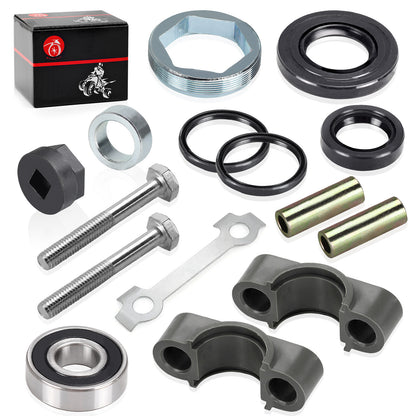 Steering Stem Bushing Seal & Holder Nut for Yamaha Kodiak 400 450 (1993–2006)