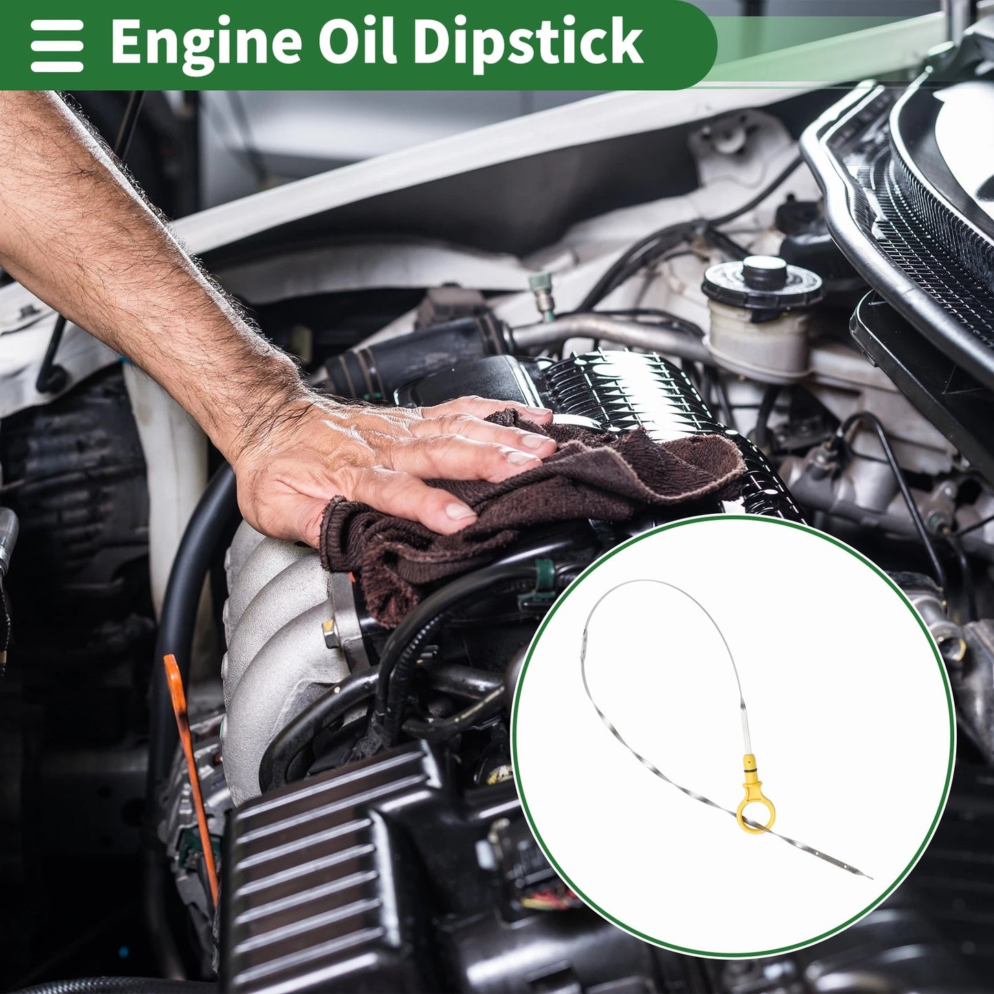 Oil Level Dipstick No.1L3Z6750AA for Ford F-150 (1998–2008)
