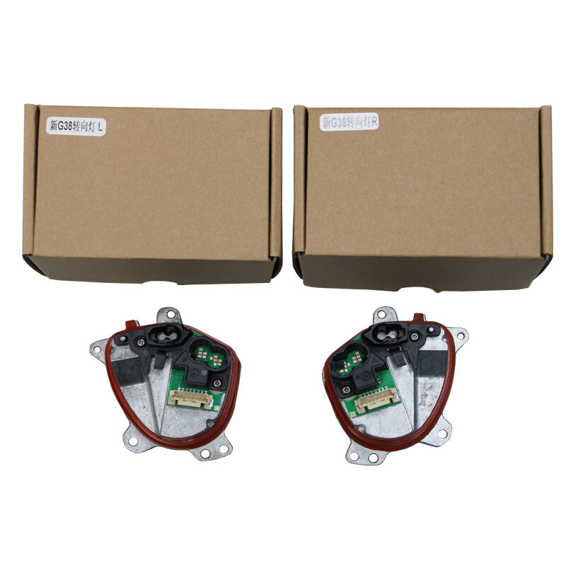 Set of 2 LED Headlight Turn Signal Modules for BMW 530i 540i 550i (2017–2020)