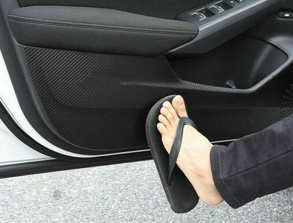 Carbon Fiber Inner Door Anti-Kick Panel Trim for Honda Civic (2022–2023)
