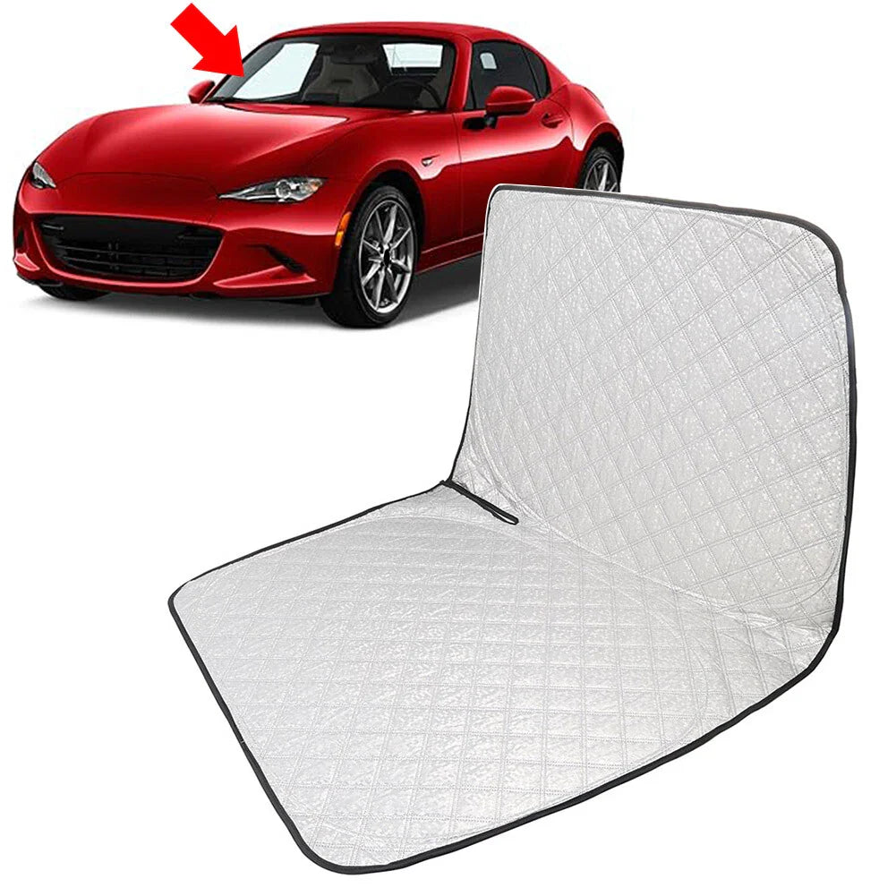 Foldable Windshield Sun Shade for Mazda MX-5 Miata Convertible (2017-2019)
